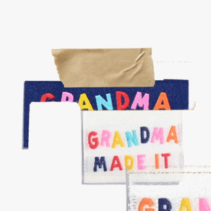 Woven Labels - "Grandma Made It" & Grandma Loves You!" Labels