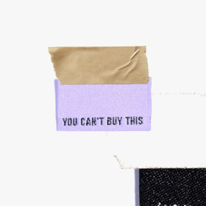 Woven Labels - "You Can't Buy This" Metallic