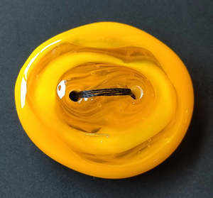 Honey Ring Glass Button
