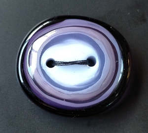 Notions Miscellaneous: Purple Graduated Rings Glass Button