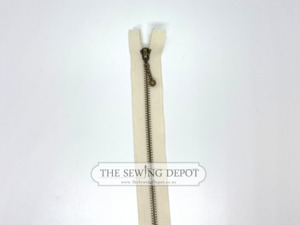 All Zips: Metal Dress Zip 30cm - End of Line