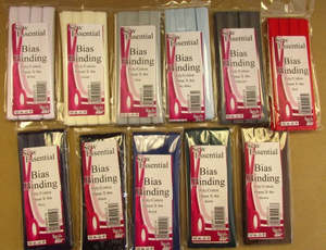 Trendy Trims: Bias Binding - Double Fold Packs