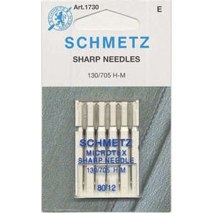 Schmetz Home Sewing Machine Needles - Microtex