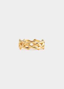 Braided Wreath Ring - 18K Gold Plated