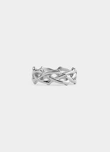 Braided Wreath Ring - Stainless Steel