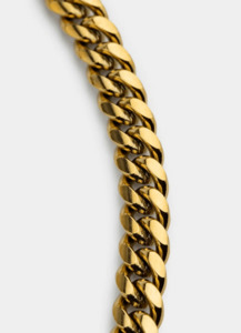 Havana Cuban Necklace 8mm - 18K Gold Plated