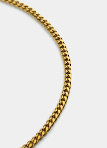 Havana Cuban Necklace 5mm - 18K Gold Plated