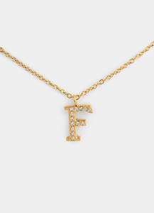 Necklaces Category: Monogram Shine Necklace 50+5cm - 18K Gold Plated
