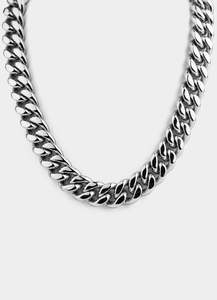 Necklaces Category: Miami Cuban Necklace 18mm - Stainless Steel