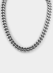 Necklaces Category: Miami Cuban Necklace 14mm - Stainless Steel