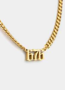 676 Legacy Necklace - 18k Gold Plated