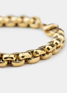 Vendetta Box Cross Bracelet - 18k Gold Plated