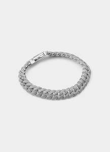 Bracelets Category: Vice Bracelet -  Iced Palladium Plated