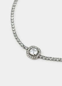Birds Eye Tennis Bracelet - Stainless Steel