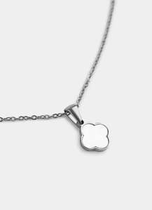 Four Leaf Collection: 4 Leaf Necklace - Stainless Steel