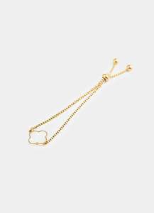4 Leaf Clover Bracelet - 18K Gold Plated
