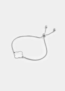 4 Leaf Clover Bracelet - Stainless Steel