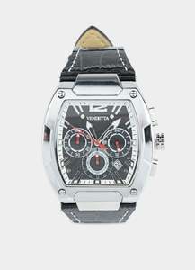 Gravitas Watch - Silver/Black