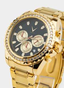 Chancellor Watch - Gold/Black