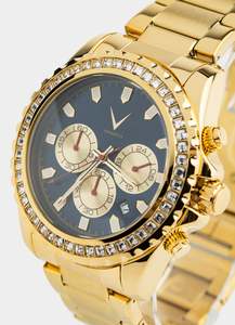 Watches Category: Chancellor Watch - Gold/Midnight Blue