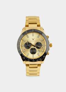 Watches Category: Vanguard Watch - Gold/Black