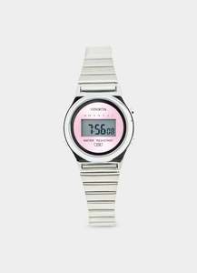 Nouveau Watch - Silver/Blush Pink