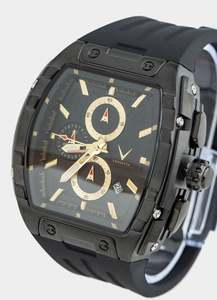 Watches Category: Gravitas Watch - Black/Gold