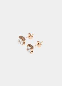 Mens Earrings And Studs: Claw Stud Earring - Rose Gold Plated