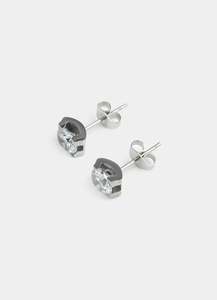 Mens Earrings And Studs: Claw Stud Earring - Stainless Steel