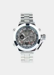 Mens Watches: Enforcer Watch - Silver/Black