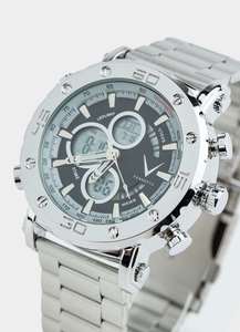 Dominator Watch - Silver/Black