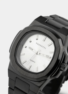 Womens Watches: Dominion Watch - Black/Silver