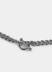 Cuban Collection: Bar Clasp Cuban Chain - Stainless Steel