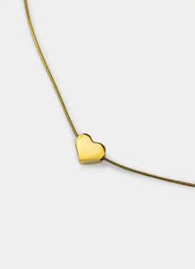 Mini Heart Necklace - 18K Gold Plated