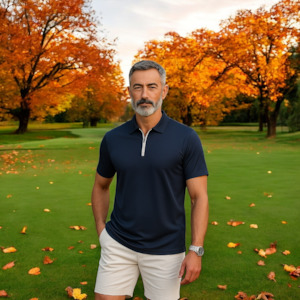 Frontpage: Mens Merino Polo Shirt