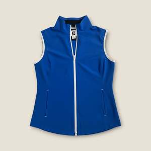 Preloved: FootJoy Softshell Full Zip Vest – Electric Blue (M)