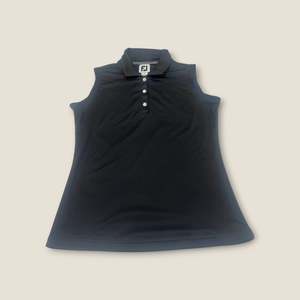 Preloved: FootJoy Sleeveless Black Golf Polo (S)