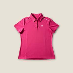 Preloved Tops: Under Armour Pink Short Sleeve Polo  (16)
