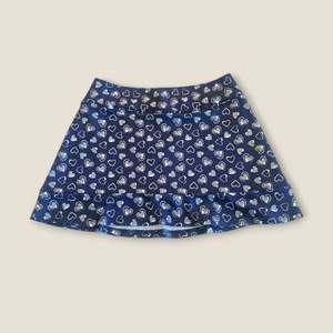 Golftini Skort – Navy Love Heart Print (S)