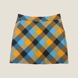 Preloved Skirts: Classic Skort — Orange, Blue & Black (16)