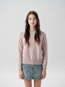 Products: Baby Cashmere Plain Crew Jumper – Merii