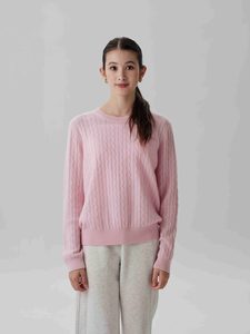 cashmere classic cable crew Jersey – Merii