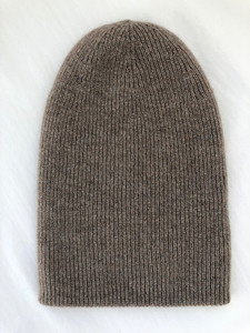 Products: Cashmere Merino Beanie Brown Marle Merino Queen