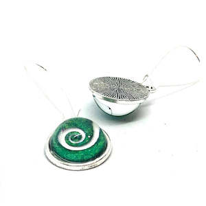 KORU GLASS DOME EARRINGS