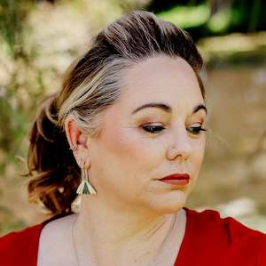 FANTAIL FEATHER EARRINGS