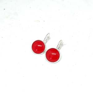 POPPY RED EARRINGS