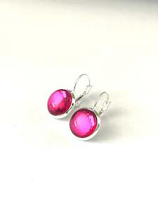 Bridemaid Earrings: HOT PINK EARRINGS