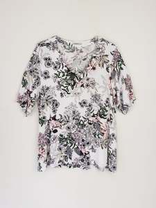 New: Larosela V-neck Short Sleeve Blouse