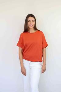 New In Tops: Merric Solid Colour Shirt with Drawstring Hem