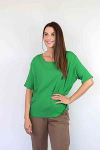 New In Tops: Merric Classic Solid Color Short Sleeve T-Shirt